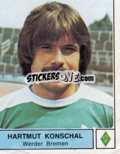Figurina Hartmut Konschal - German Football Bundesliga 1978-1979 - Panini
