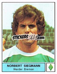 Sticker Norbert Siegmann - German Football Bundesliga 1978-1979 - Panini