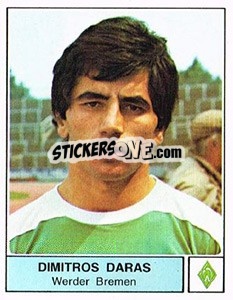 Sticker Dimitros Daras - German Football Bundesliga 1978-1979 - Panini