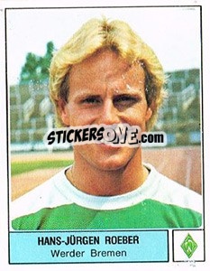 Cromo Hans-Jürgen Röber - German Football Bundesliga 1978-1979 - Panini