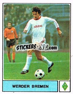 Sticker Klaus Wunder - German Football Bundesliga 1978-1979 - Panini