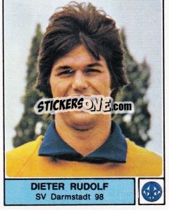 Sticker Dieter Rudolf - German Football Bundesliga 1978-1979 - Panini