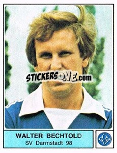 Cromo Walter Bechthold - German Football Bundesliga 1978-1979 - Panini