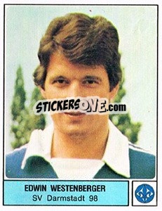 Cromo Edwin Westenberger - German Football Bundesliga 1978-1979 - Panini