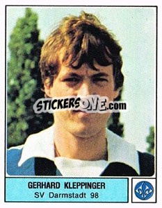 Cromo Gerhard Kleppinger - German Football Bundesliga 1978-1979 - Panini