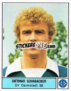Figurina Dietmar Schabacker - German Football Bundesliga 1978-1979 - Panini