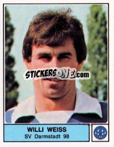 Sticker Willi Weiss