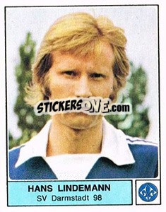 Figurina Hans Lindemann - German Football Bundesliga 1978-1979 - Panini