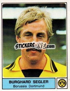 Cromo Burghard Segler - German Football Bundesliga 1978-1979 - Panini