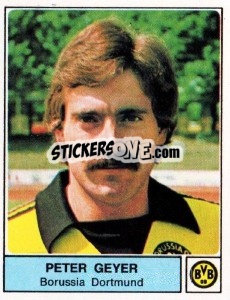 Sticker Peter Geyer - German Football Bundesliga 1978-1979 - Panini