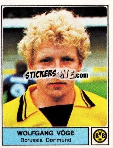 Sticker Wolfgang Vöge - German Football Bundesliga 1978-1979 - Panini