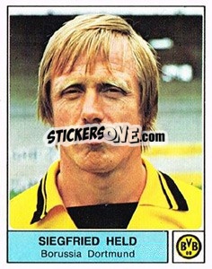 Sticker Siegfried Held - German Football Bundesliga 1978-1979 - Panini