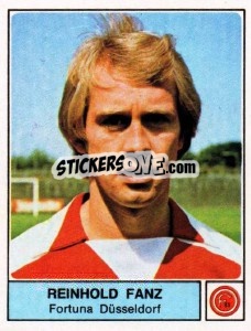 Sticker Reinhold Fanz - German Football Bundesliga 1978-1979 - Panini