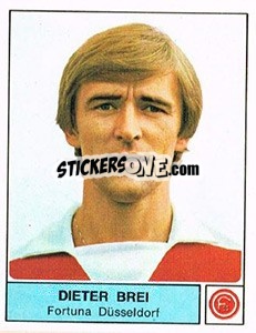 Cromo Dieter Brei - German Football Bundesliga 1978-1979 - Panini