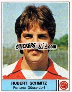 Sticker Hubert Schmitz - German Football Bundesliga 1978-1979 - Panini