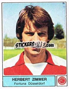 Sticker Herbert Zimmer - German Football Bundesliga 1978-1979 - Panini