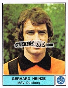 Cromo Gerhard Heinze - German Football Bundesliga 1978-1979 - Panini