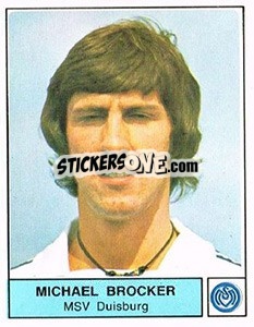 Sticker Michael Brocker - German Football Bundesliga 1978-1979 - Panini