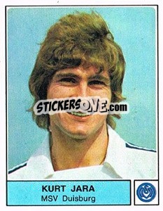 Sticker Kurt Jara - German Football Bundesliga 1978-1979 - Panini