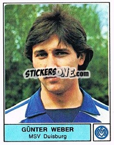 Cromo Günter Weber - German Football Bundesliga 1978-1979 - Panini