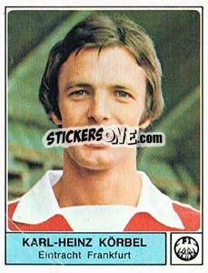 Sticker Karl-Heinz Körbel - German Football Bundesliga 1978-1979 - Panini