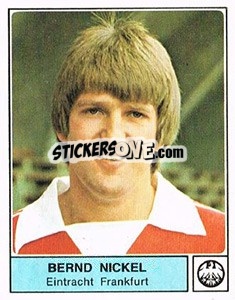 Cromo Bernd Nickel - German Football Bundesliga 1978-1979 - Panini