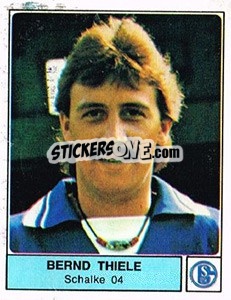 Sticker Bernd Thiele - German Football Bundesliga 1978-1979 - Panini
