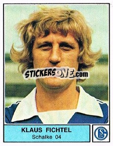 Cromo Klaus Fichtel - German Football Bundesliga 1978-1979 - Panini