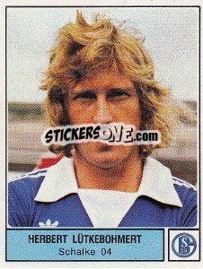 Cromo Herbert Lütkebohmert - German Football Bundesliga 1978-1979 - Panini