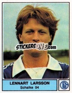 Cromo Lennart Larsson - German Football Bundesliga 1978-1979 - Panini