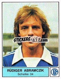 Cromo Rüdiger Abramczik - German Football Bundesliga 1978-1979 - Panini