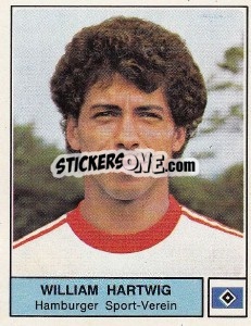 Sticker William Hartwig - German Football Bundesliga 1978-1979 - Panini