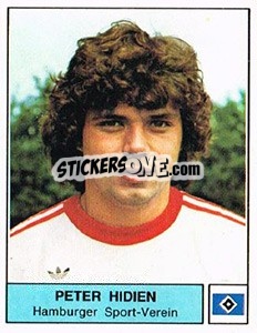 Sticker Peter Hidien - German Football Bundesliga 1978-1979 - Panini