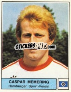 Figurina Caspar Memering - German Football Bundesliga 1978-1979 - Panini