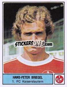 Sticker Hans-Peter Briegel - German Football Bundesliga 1978-1979 - Panini