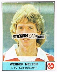 Sticker Werner Melzer - German Football Bundesliga 1978-1979 - Panini