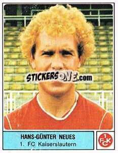 Cromo Hans-Günter Neues - German Football Bundesliga 1978-1979 - Panini