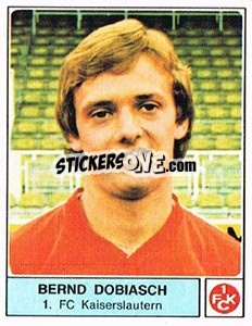 Cromo Bernd Dobiasch - German Football Bundesliga 1978-1979 - Panini
