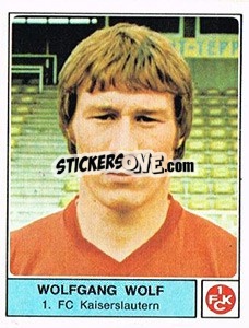 Sticker Wolfgang Wolf - German Football Bundesliga 1978-1979 - Panini