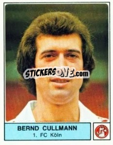Figurina Bernd Cullmann - German Football Bundesliga 1978-1979 - Panini