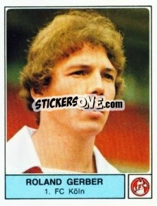 Cromo Roland Gerber - German Football Bundesliga 1978-1979 - Panini