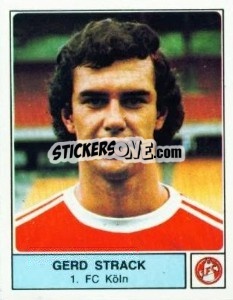 Sticker Gerd Strack - German Football Bundesliga 1978-1979 - Panini