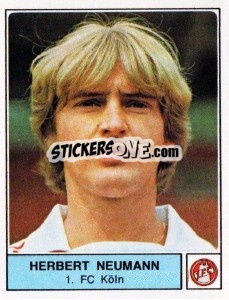 Cromo Herbert Neumann - German Football Bundesliga 1978-1979 - Panini