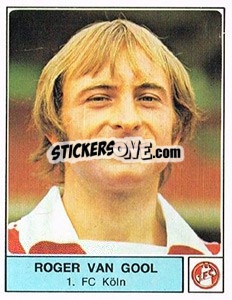 Cromo Roger van Gool - German Football Bundesliga 1978-1979 - Panini