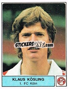 Sticker Klaus Kösling - German Football Bundesliga 1978-1979 - Panini