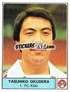 Sticker Yasuhiko Okudera - German Football Bundesliga 1978-1979 n. 228 - Panini