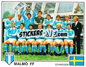 Sticker Malmö FF (European Cup) - German Football Bundesliga 1978-1979 - Panini