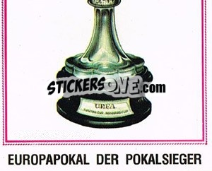 Sticker Cup Winners Cup 2 (European Cup Winners Cup) - German Football Bundesliga 1978-1979 - Panini