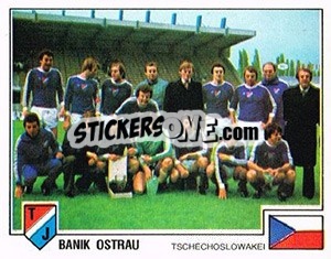 Cromo Banik Osterau (European Cup Winners Cup) - German Football Bundesliga 1978-1979 - Panini