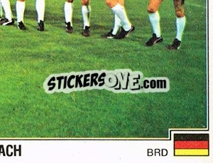 Sticker Borussia Mönchengladbach 4 (UEFA Cup) - German Football Bundesliga 1978-1979 - Panini